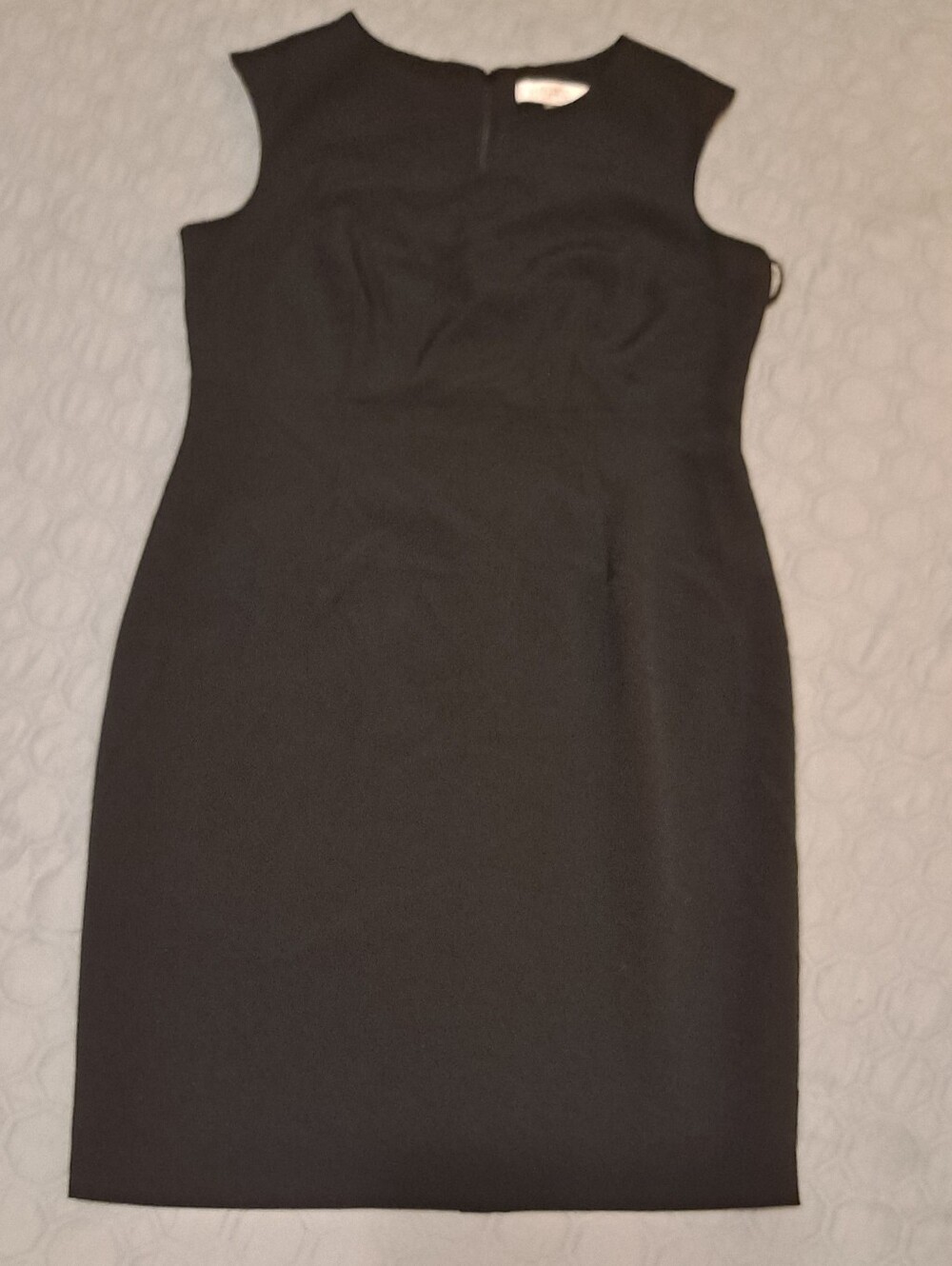 Kasper Classic Black Sheath Dress - Sleek Professional Style Sz 16 NWT